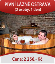 Pivní lázně Ostrava pro dva
